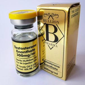 Bullion Pharma Testosterone Enanthate 300 10ml Vial for sale